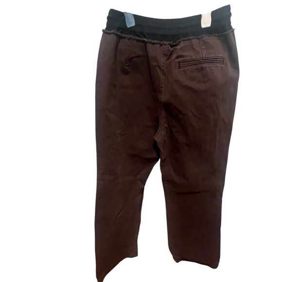 3.1 Phillip Lim womens Denim Combo Pants with drawstring size small - Picture 8 of 11